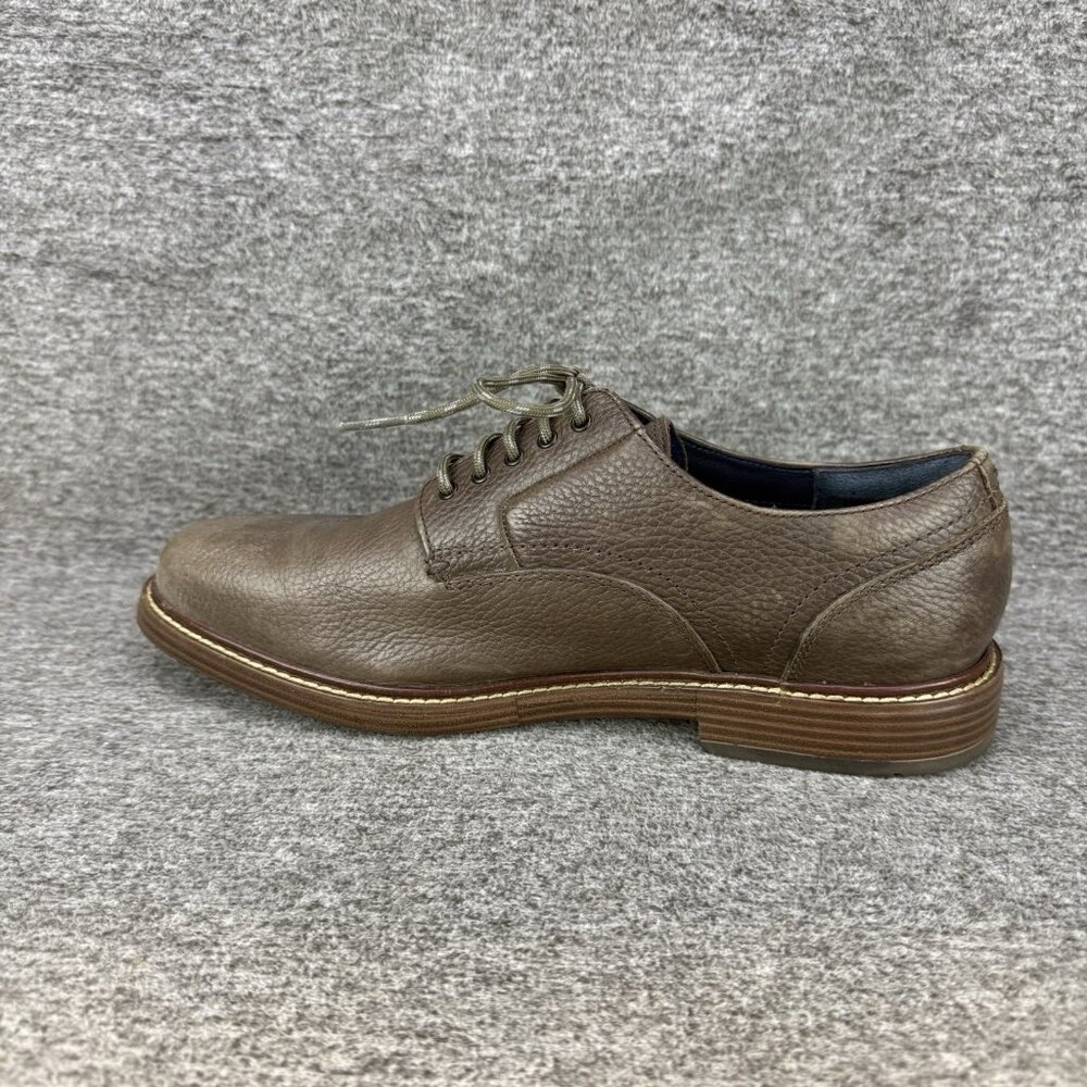 ✅Mens 8.5M Cole Haan Oxford Shoe Brown Leather Midland Lug Plain Toe Casual Shoe - Picture 10 of 10